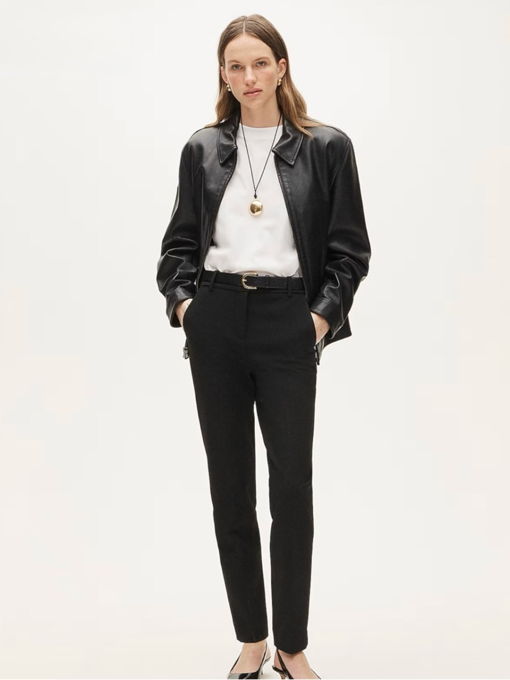 NWT J. Crew Petite New Cameron Pant Four-season Stretch Black